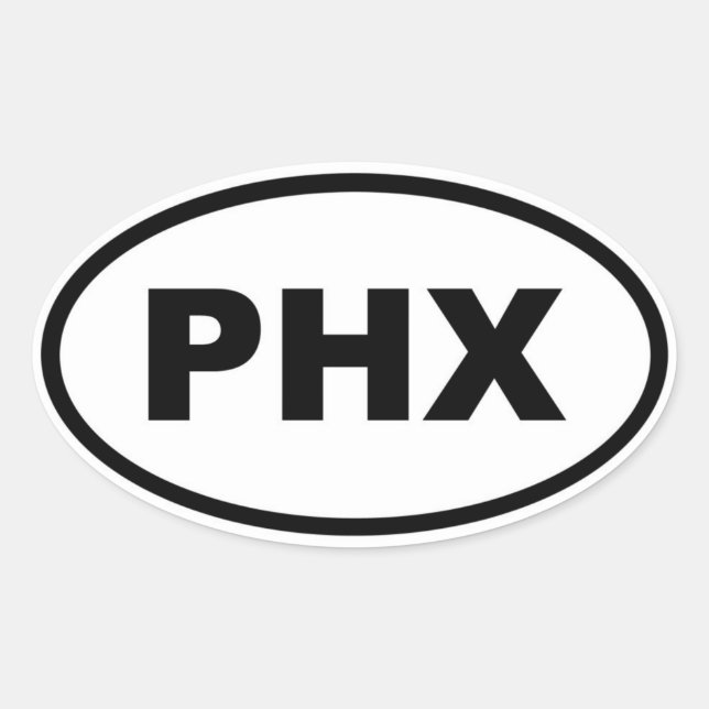 Phoenix PHX Oval Sticker (Front)