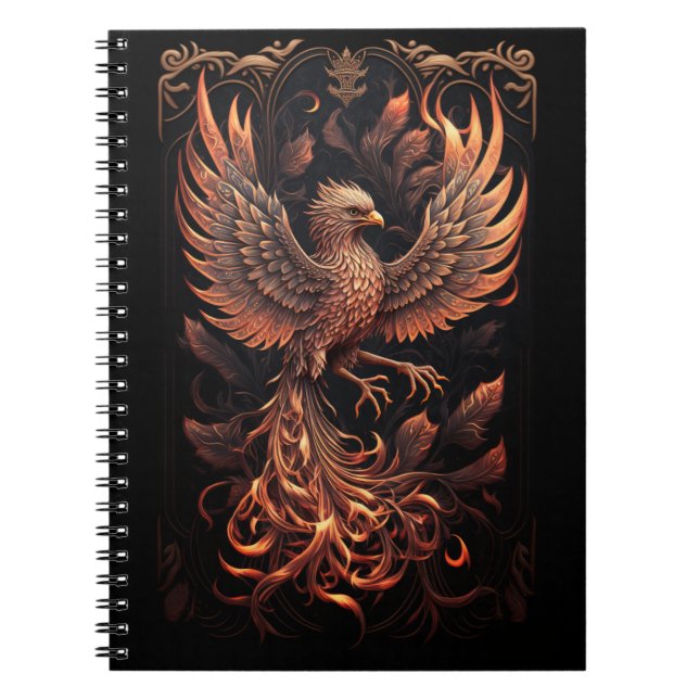 phoenix playing Spiral Photo Notebook (Front)