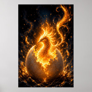 Phoenix Reborn from the Eternal Flame Poster