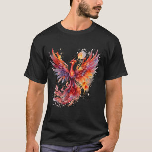 Phoenix Reborn Phoenix Rising Mythical Bird Rejuve T-Shirt