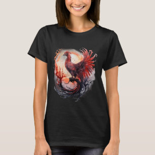 Phoenix Rejuvenation Fire Phoenix Bird Phoenix Ris T-Shirt