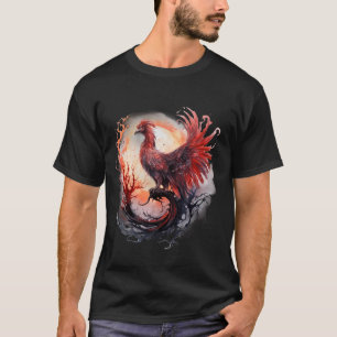Phoenix Rejuvenation Fire Phoenix Bird Phoenix Ris T-Shirt