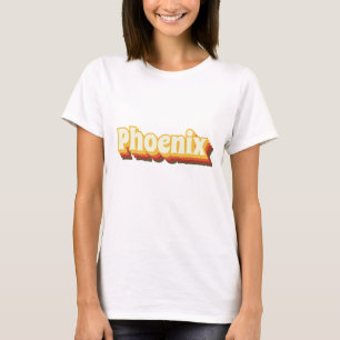 Phoenix Retro Vintage Text T-Shirt