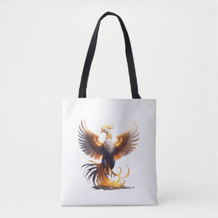 Phoenix Rise Hoodie 🔥 Mythical Fire Bird Sweatshi Tote Bag
