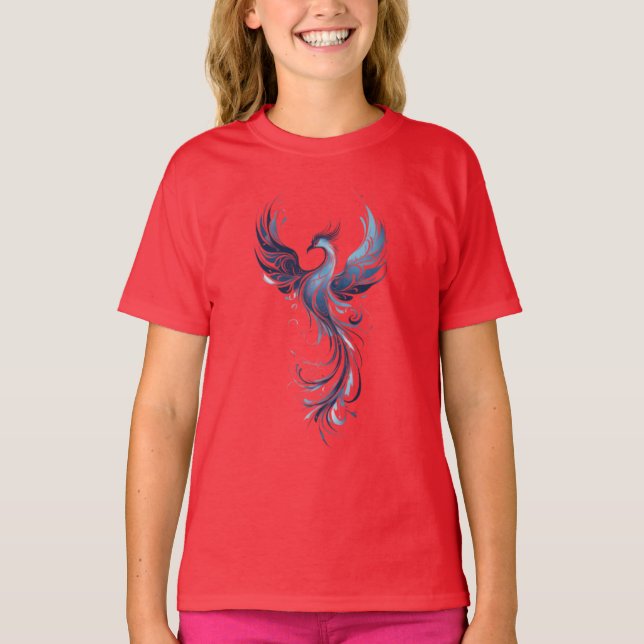 Phoenix Rising – A Symbol of Transformation and Re T-Shirt (Front)