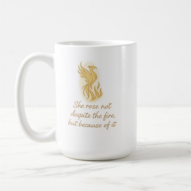 Phoenix Rising Coffee Mug (Left)