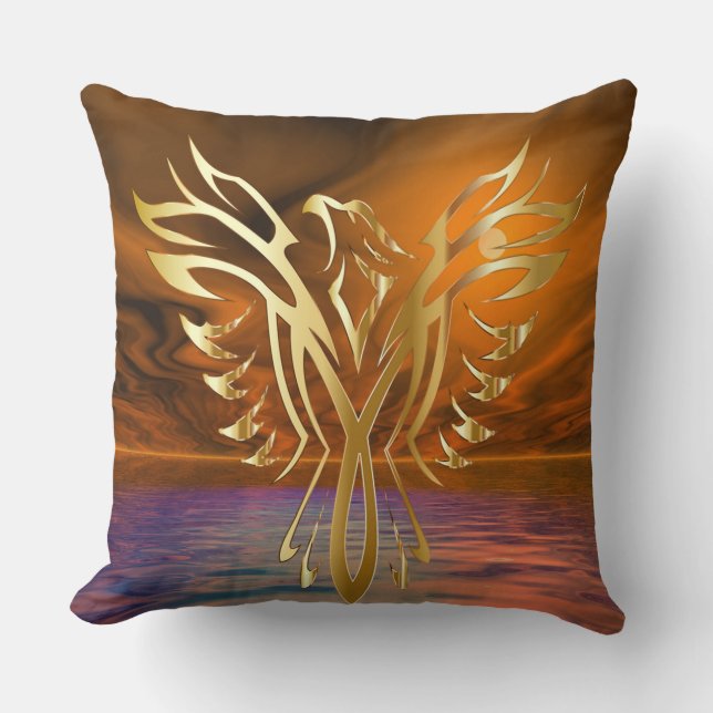 Phoenix Rising Cushion (Front)