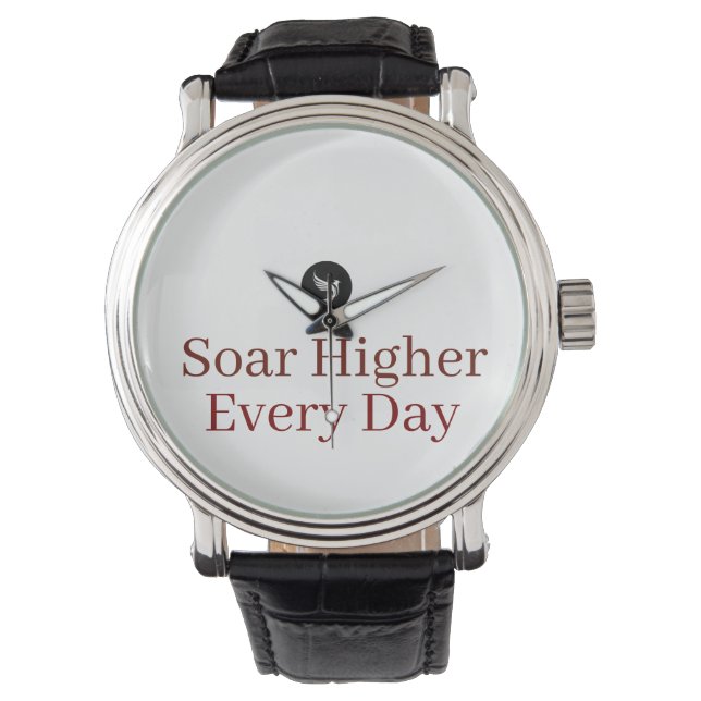 Phoenix Rising From Ashes Inspirational  Watch (Front)