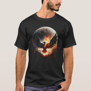 Phoenix Rising From Ashes Resurrectio Rebirth New T-Shirt