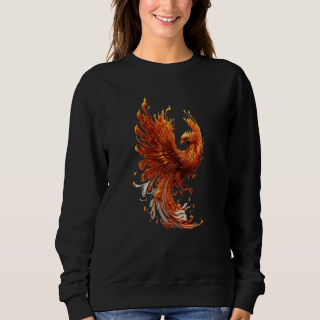 Phoenix Rising From Ashes Resurrection Rebirth New Sweatshirt (Front)