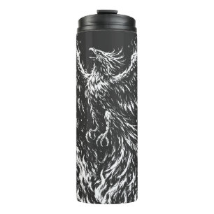 Phoenix Rising From the Flames by BurnsInHell Thermal Tumbler