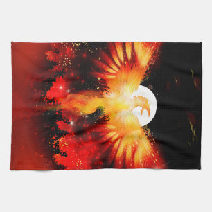 Phoenix Rising Kitchen Towel