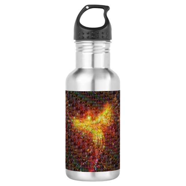 Phoenix Rising Mosaic 532 Ml Water Bottle (Front)