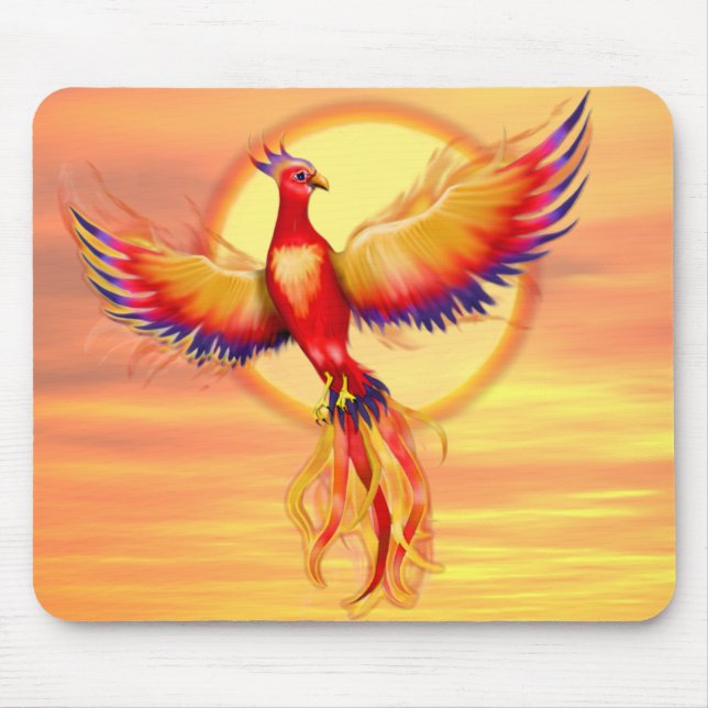 Phoenix Rising Mouse Pad (Front)