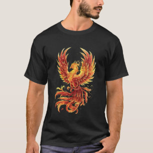 Phoenix Rising Mythical Bird Fantasy Bird T-Shirt
