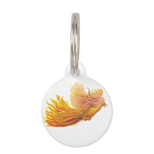 Phoenix Rising  Pet Tag