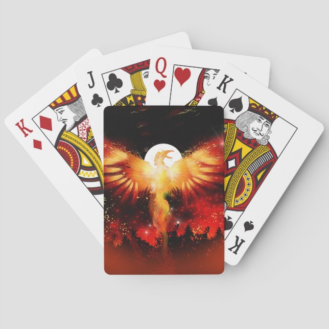 Phoenix Rising Playing Cards (Back)