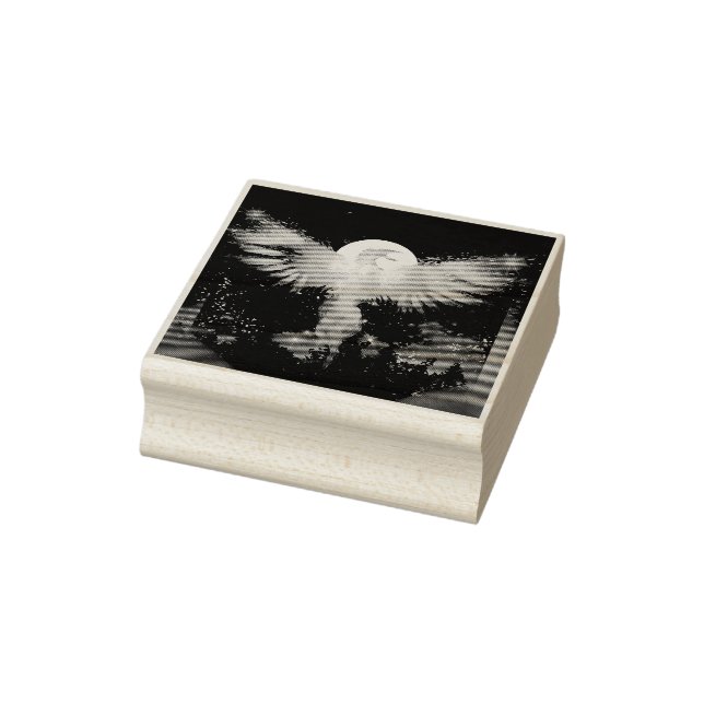 Phoenix Rising Rubber  Stamp (Stamp)