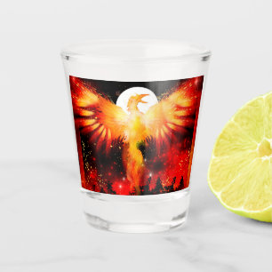 Phoenix Rising Shot Glass