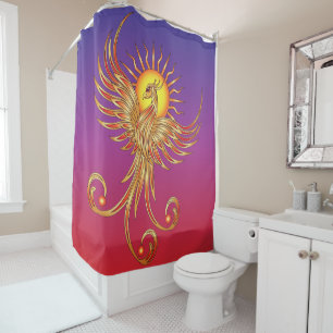Phoenix Rising Shower Curtain