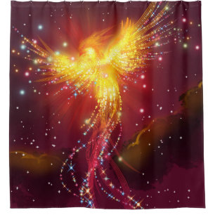 Phoenix Rising Shower Curtain