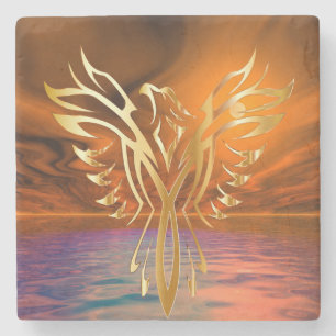 Phoenix Rising Stone Coaster