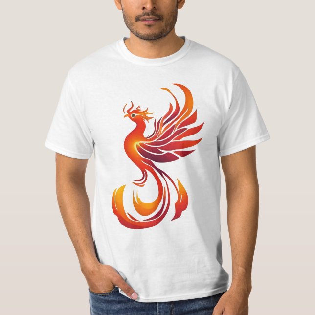 Phoenix Rising – Symbol of Strength and Renewal T-Shirt (Front)