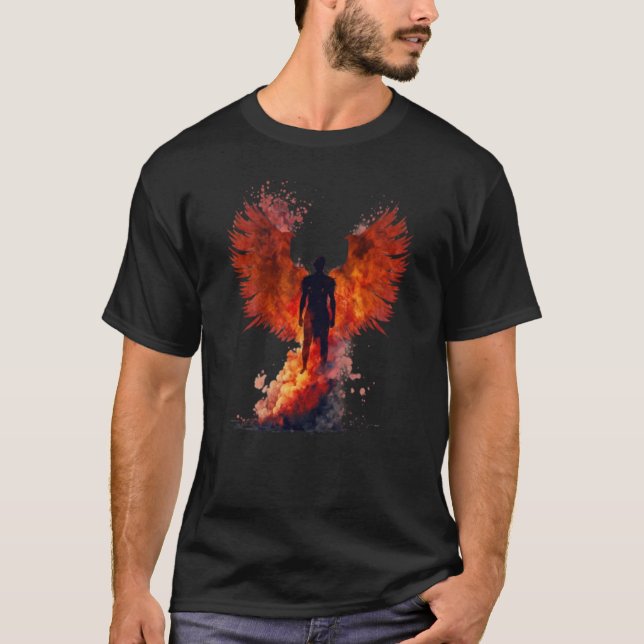 Phoenix Rising Wings Resurrection Rebirth New Begi T-Shirt (Front)