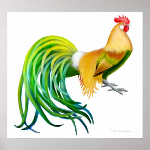Phoenix Rooster Print