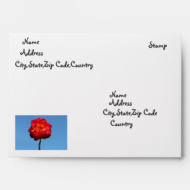 Phoenix Rose in the Sky-envelope Envelope (Front)