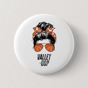 Phoenix Sketll Valley -oop Messy Bun Sun Sketll Fa 6 Cm Round Badge