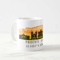 Phoenix Skyline Map Coordinates