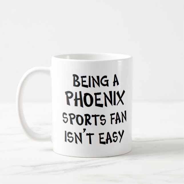 phoenix sports fan, being coffee mug (Left)