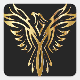 phoenix- square sticker