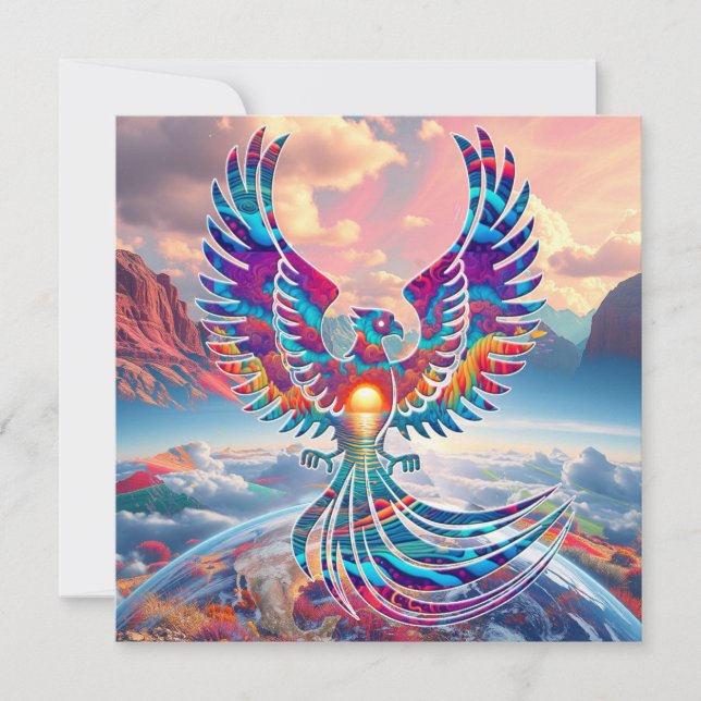 Phoenix Sunrise Holiday Card (Front)