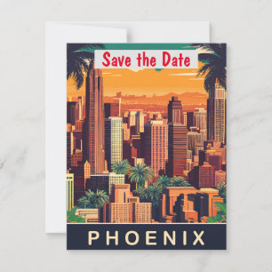 Phoenix Sunset Palms Warm Invitation