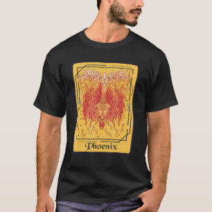 Phoenix Tarot Card Firebird Fantasy Rising from As T-Shirt