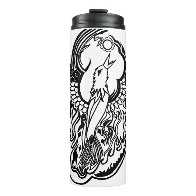 Phoenix Tattoo Thermal Tumbler (Front)