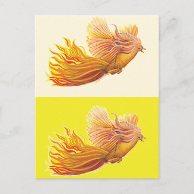 Phoenix - The Bird that is Reborn  Postcard (Front)