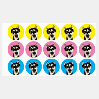 Phoenix the Husky Sticker Sheet