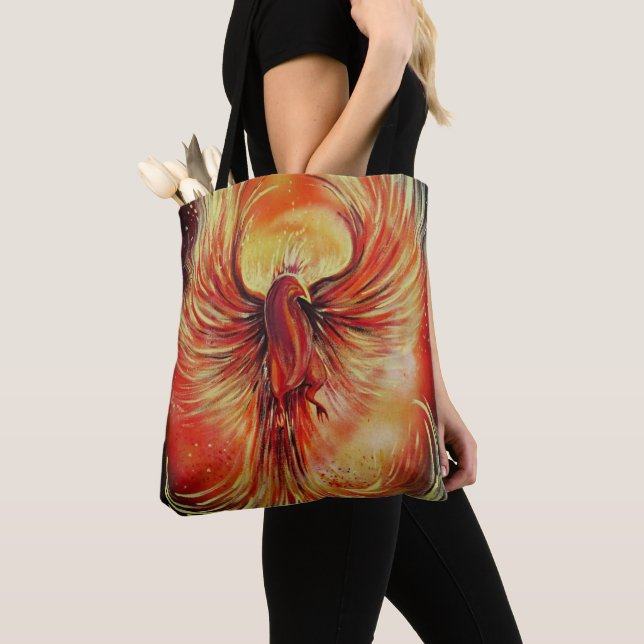Phoenix Tote Bag (Close Up)