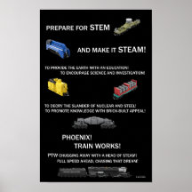 Phoenix Train Works Motto Poster