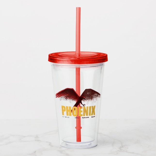 Phoenix Vingate Graphic Acrylic Tumbler (Front)
