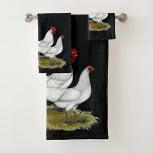 Phoenix: White Pair Bath Towel Set