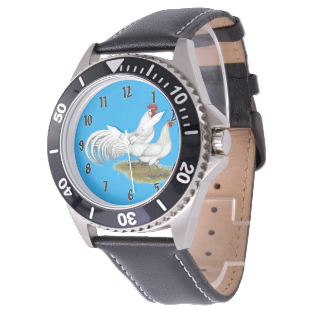 Phoenix:  White Pair Watch (Angled)