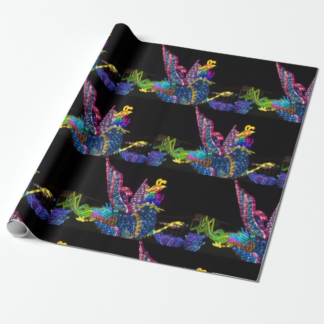 Phoenix Wrapping Paper (Unrolled)