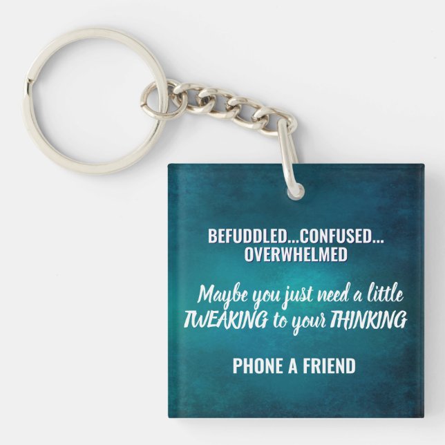 phone a friend tweak magnet 25 key ring (Front)