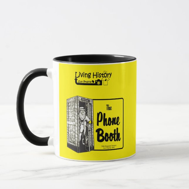 Phone Booth Bar Coffee Cup (Left)