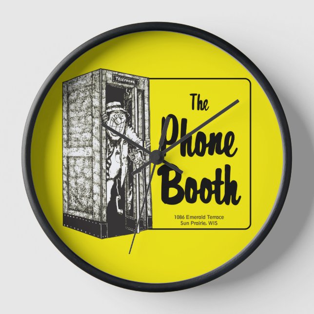 Phone Booth Clock (Front)