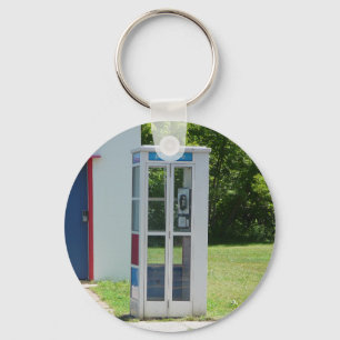 Phone Booth Key Ring